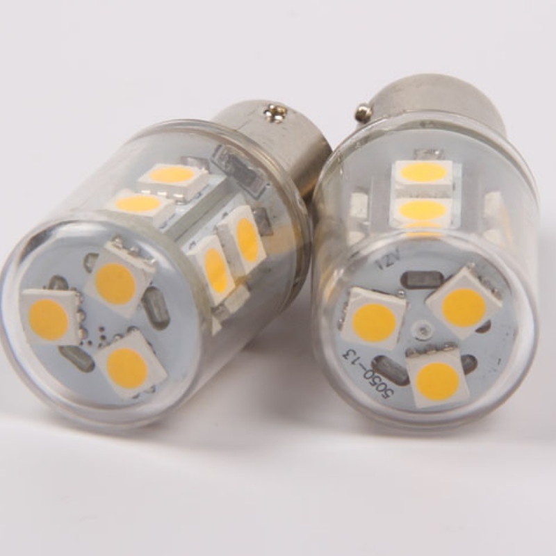 BAY15D BA15D หลอดไฟเรือเรือทางทะเลพร้อม 5050 13SMD